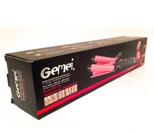 Потрійна плойка для волосся Gemei GM 1956 Вінниця - фото 7