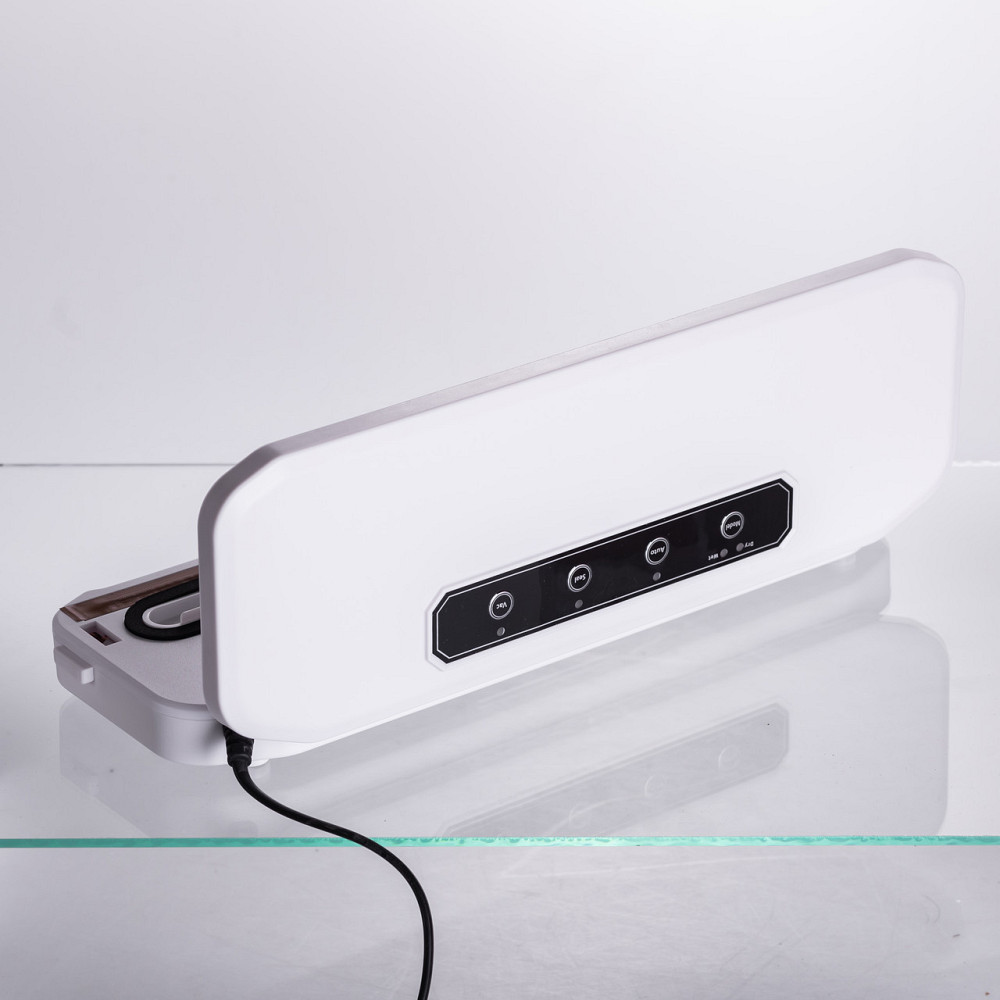 Вакууматор побутовий для сухих та вологих продуктів 400 Вт вакуумний пакувальник 4 режими роботи + 10 пакетів Білий HP-11-17W Київ - фото 7