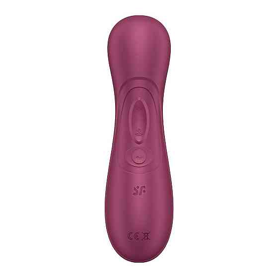 Вакуумний кліторальний стимулятор Satisfyer Pro 2 Generation 3 with Liquid Air Connect App Wіnе Red Sex Aura Київ