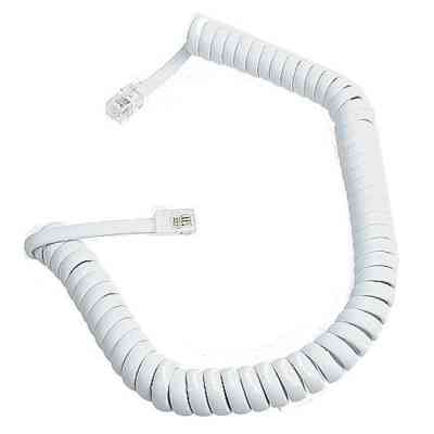 Кабель телефонний Atcom телефонный спиральный 2м RJ9 (17319) Вінниця