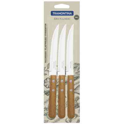 Столовый нож Tramontina Dynamic для стейка 127 мм 3 шт (22300/305) Винница