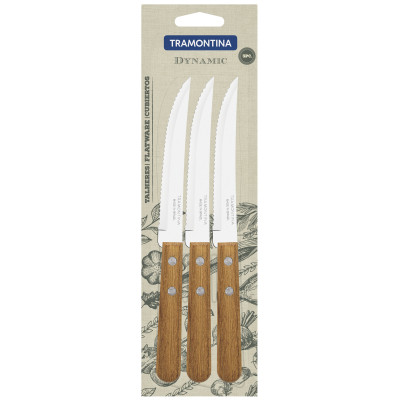 Столовый нож Tramontina Dynamic для стейка 127 мм 3 шт (22300/305) Винница - изображение 4