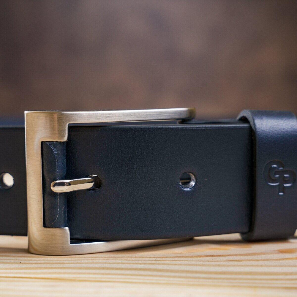 Ремень мужской Синий (GRANDE PELLE) Киев - изображение 11