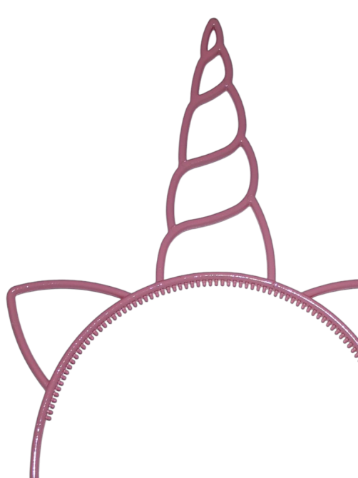 Детский обруч Единорог с ушками 22 на 14 см розовый Киев - изображение 2