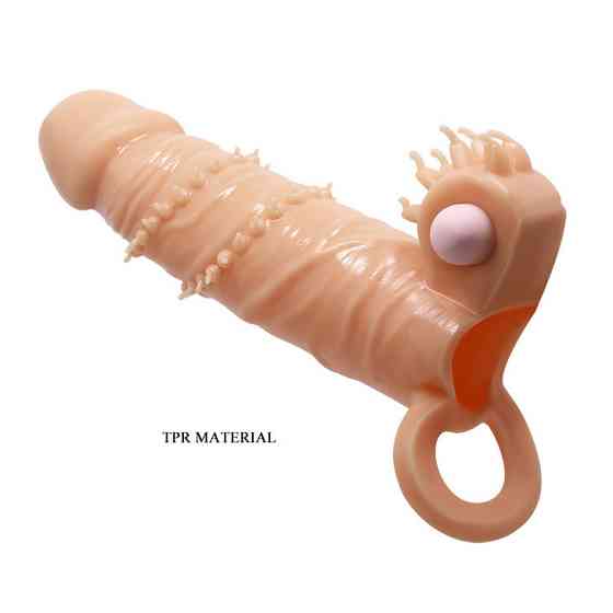 Насадка на член - Pretty Love Connor Vibrating Penis Sleeve Flesh Sex Aura Київ