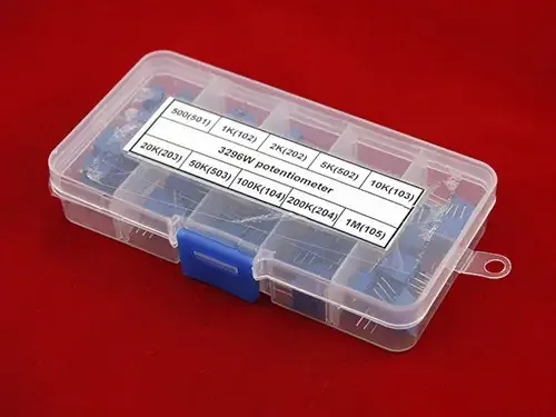 Набор переменных резисторов 50 шт в кейсе Киев - изображение 7