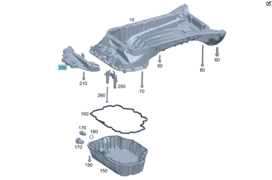 Mercedes-Benz  A2760142100 Нижній кронштейн інтеркулера M276 Одесса