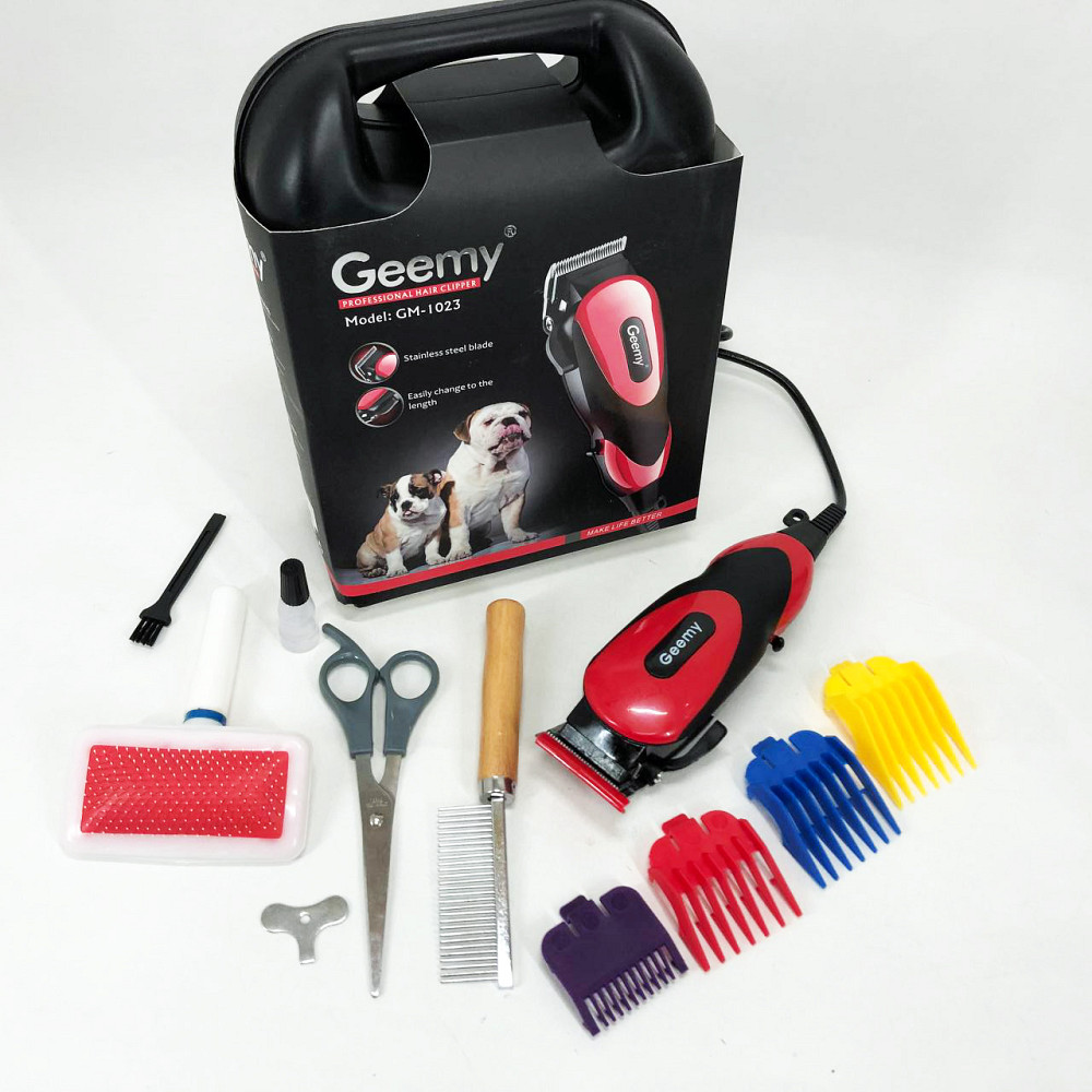 Машинка для стрижки тварин Gemei, Грумінг котів, Машинка-тример для стрижки домашніх тварин WI-83 Львів - фото 12