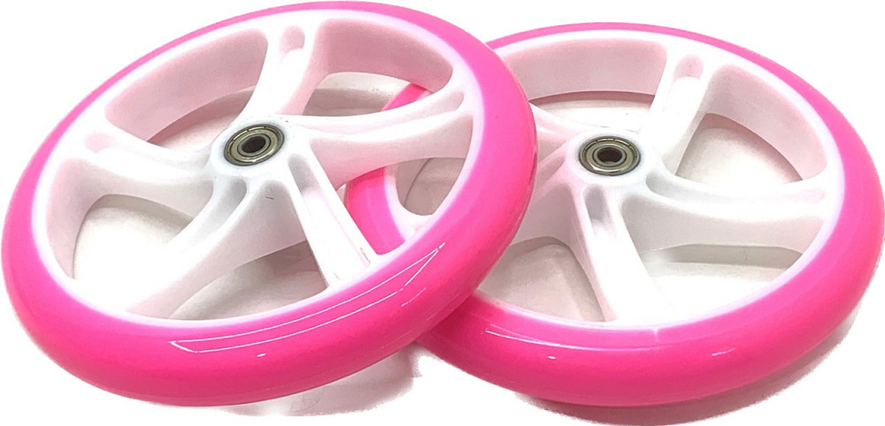 Колеса для прогулянкового самокату 2шт 200 мм PU Рожевий (PU-2007/201) Чернігів - фото 2
