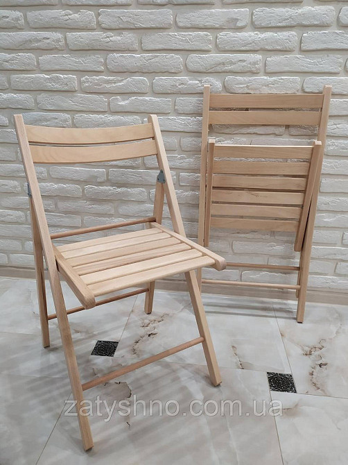 Стільці складні з бука Київ - фото 4