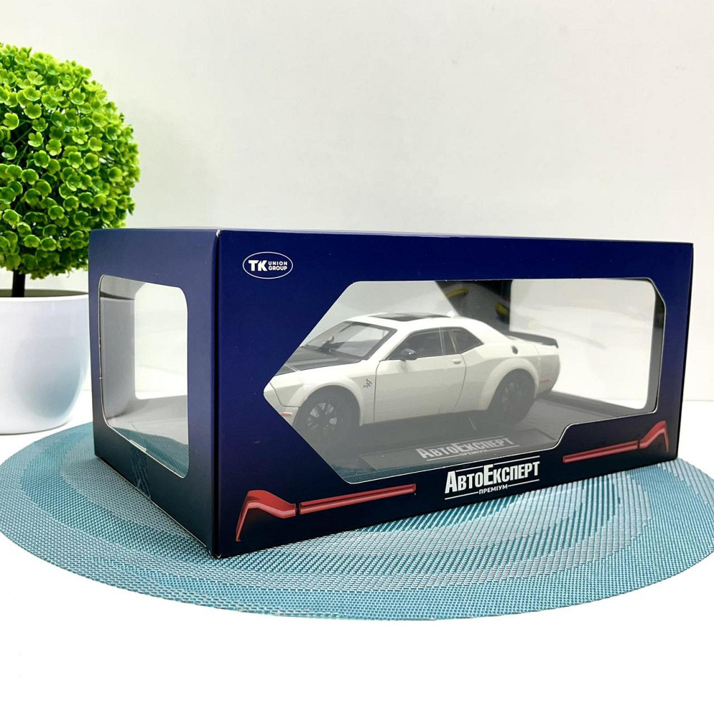 Машинка металева Авто Експерт Chevrolet Camaro 1:24 відчиняються двері капот багажник світло/звук Біла (GT-12099) Чернігів - фото 7