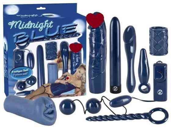 Набір секс іграшок Midnight Blue Set Sex Aura Київ