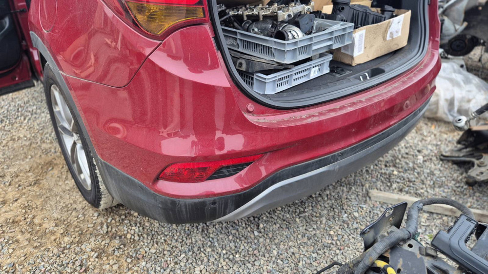 Hyundai Santa Fe 2013-2018 Задній бампер у зборі Київ - фото 3