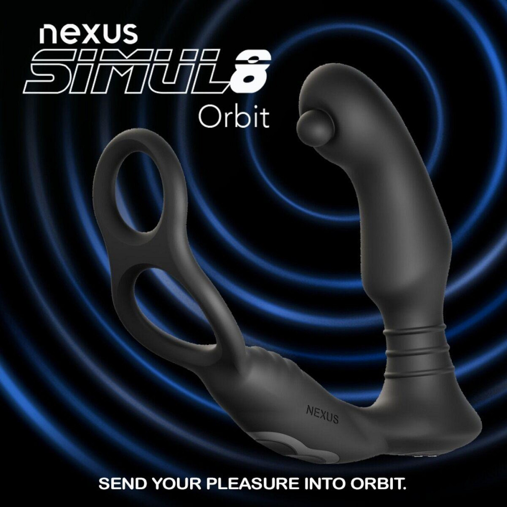 Стимулятор простаты Nexus SIMUL8 Orbit Edition с эрекционным кольцом Sex Aura Киев - изображение 7