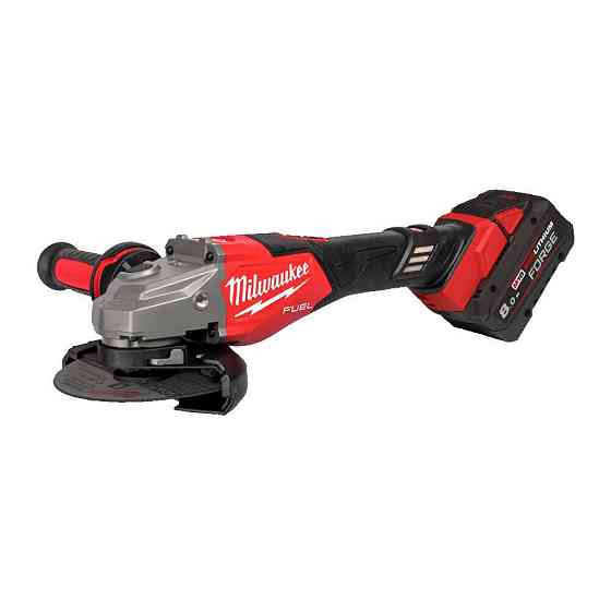 Шлифмашина угловая - болгарка аккумуляторная бесщеточная MILWAUKEE, M18 FHSAG125XB2-802X, диаметр 125мм (зарядное устройство M12-18 FC Одесса