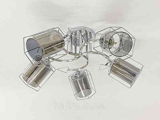 Потолочная люстра на 5 плафонов 91179B/5 хром Киев