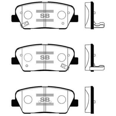 Тормозные колодки HI-Q SP1247 Винница - изображение 1