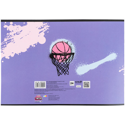 Альбом для рисования Kite LOL, 24 листа (LO25-242) Винница - изображение 3