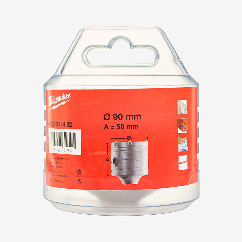 Коронка по бетону SDS-PLUS TCT MILWAUKEE, Ø90x50мм Одеса - фото 2