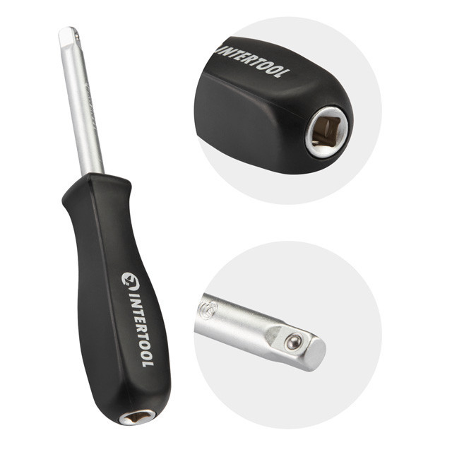 Набір інструментів 1/2 "& 1/4" 94од (ET-6094SP) INTERTOOL ET-9094 Київ - фото 6