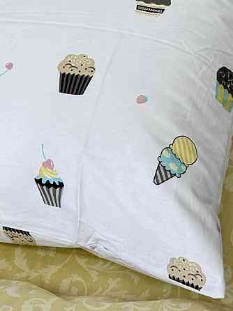 Ecotton Комплект постільної білизни Ecotton двоспальний 180х215 см сатин білий Ice cream (рис. Киев