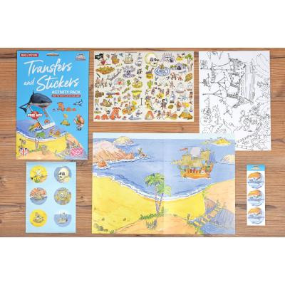 Набор для творчества Scribble down Набор переводных наклеек с онлайн приложением Остров пиратск (SD/20) Винница - изображение 2