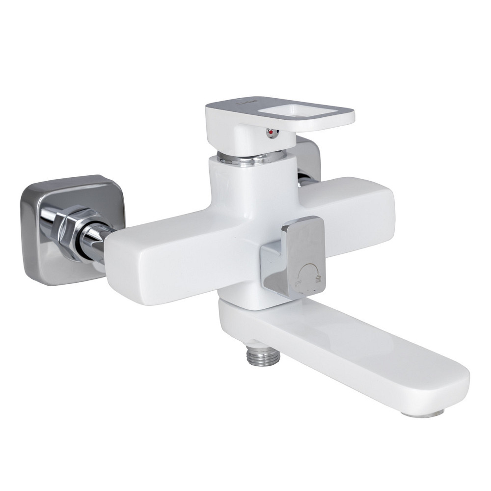 Душевая система универсальная Lidz Wawel 1030 на три потребителя (с изливом) (k35) LDWAW1030WHI45401 White Киев - изображение 4