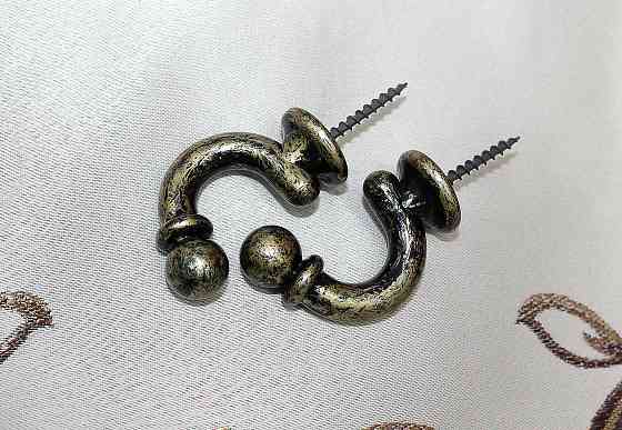 Гачки для підхватів (016кр) набір 2 шт Бронзовий (83-016) Київ