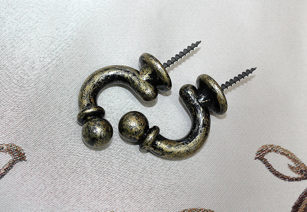 Гачки для підхватів (016кр) набір 2 шт Бронзовий (83-016) Київ - фото 2