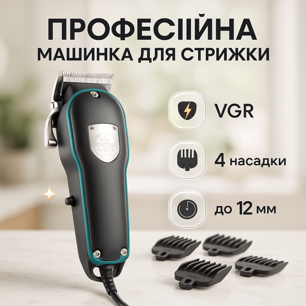 Професійна машинка для волосся, Набір для видалення волосся із зарядним пристроєм VS-75 Львів - фото 19