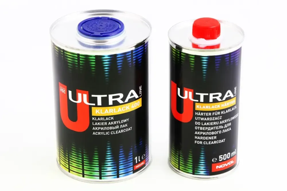 Лак акриловый 2+1 Novol Ultra Line 400 1.0л + отвердитель 0.50л Винница - изображение 1