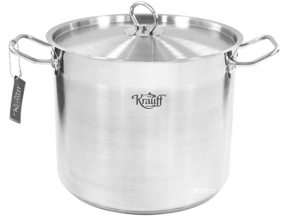 Кастрюля с крышкой 13,5л 26-238-008 ТМ KRAUFF Киев - изображение 1