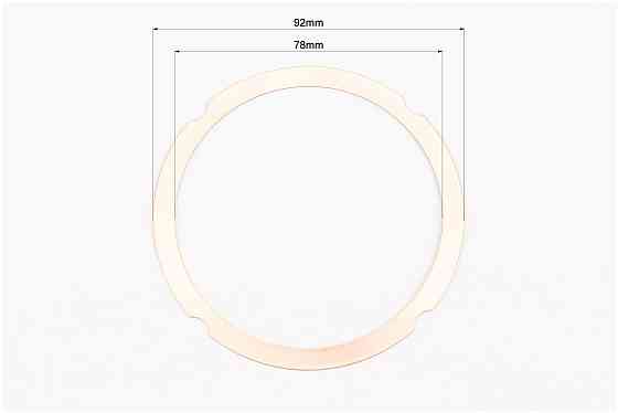 Прокладка головки циліндра 178F 78mm, к-кт 5шт, (мідь, на блістері) Київ