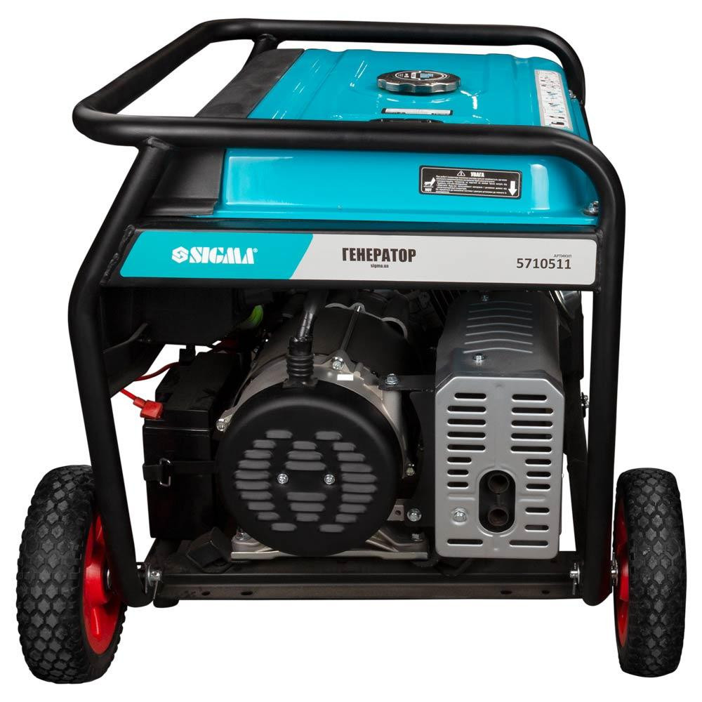 Генератор бензиновий 220-380В 8.5/9.0кВт 4-х тактний електрозапуск SIGMA (5710511) Рівне - фото 8