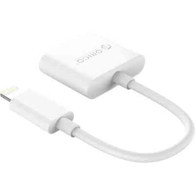 Перехідник Lightning to 3.5mm/Lightning 2LT-WH-BP Orico (CA912797) Вінниця