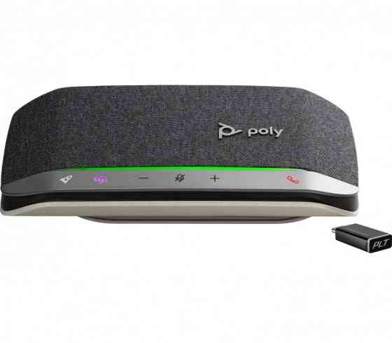 Спікерфон Poly Sync 20+ з адаптером BT700, 2x Bi-Mic, радіус 2 м, 1 х динамік, сертифікат Microsoft Teams, USB-A, Bluetooth, сірий Київ