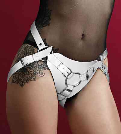 Труси для страпона Feral Feelings Strap-on Harness White, white Sex Aura Київ