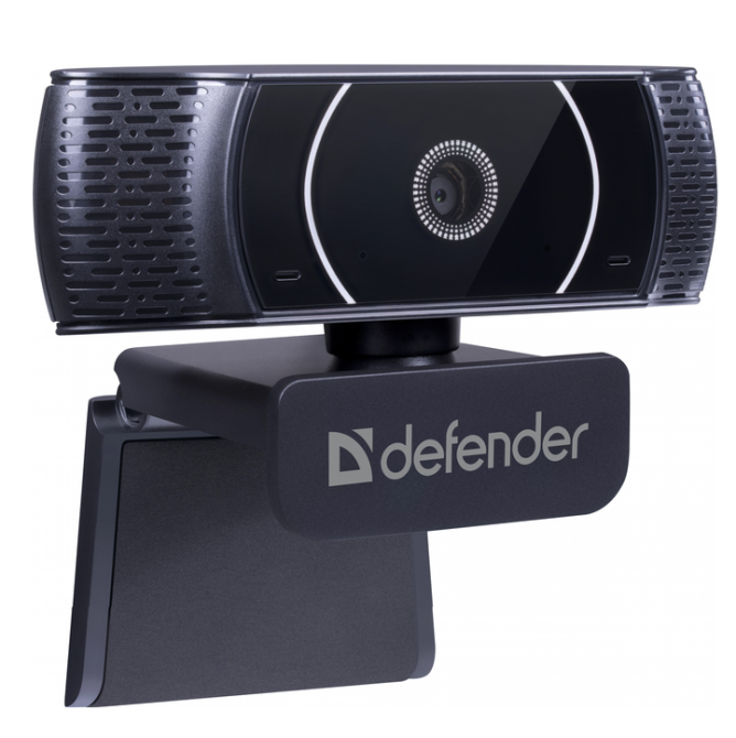 Веб-камера Defender G-lens 2590 QHD 2K 3.7Мп 1440p с прищепкой Черный Винница - изображение 3