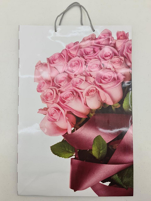 Пакет бумажный гигант вертиркальный (30х42х12)(артGV-046) (12 шт) Харьков - изображение 2