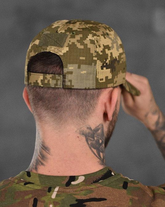 Тактична бейсболка піксель герб ВТ6047 Одеса - фото 2