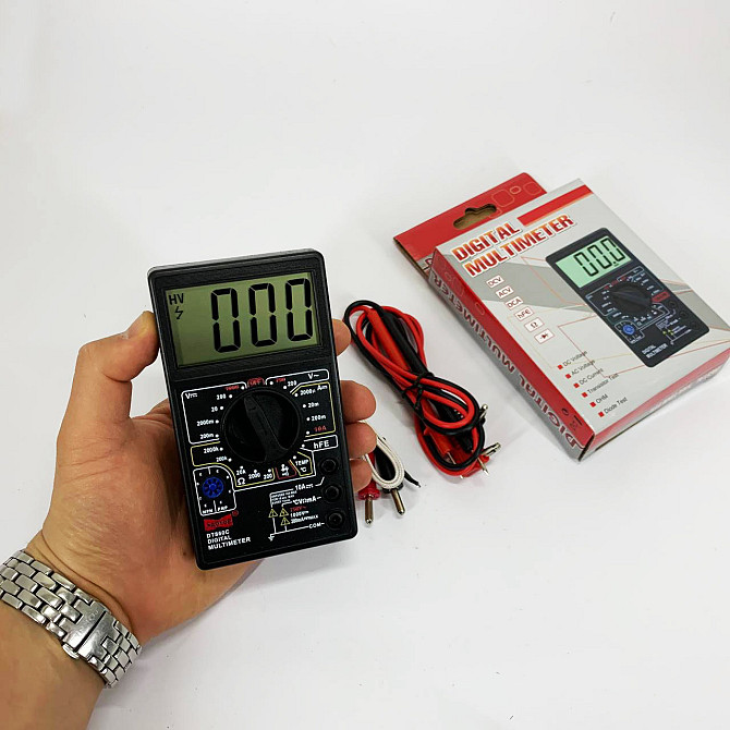 Цифровой автоматический тестер напряжения HAOYUE DT860C/700C, Мультиметр с защитой тестер сопротивления VN-82 Львов - изображение 3