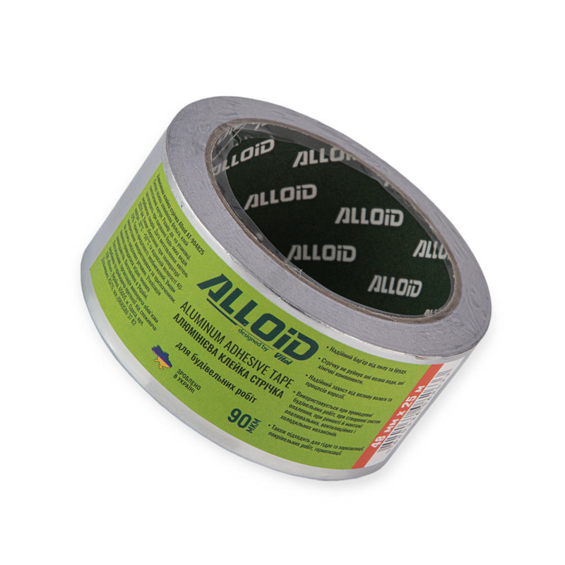 Скотч алюмінієвий 25м х 48мм, 90мкм Мукачево - фото 2