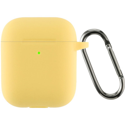 Чохол для навушників Armorstandart Ultrathin Silicone Case With Hook для Apple AirPods 2 Yellow (ARM59696) Вінниця - фото 1