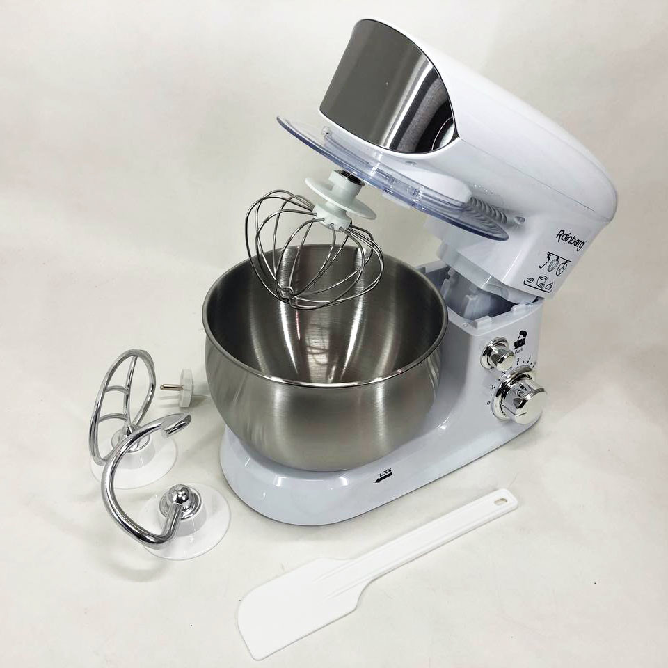 Потужний кухонний планетарний міксер-тістомісильник, Міксер із залізною чашею, Потужний ручний міксер IN-16 Львів - фото 14
