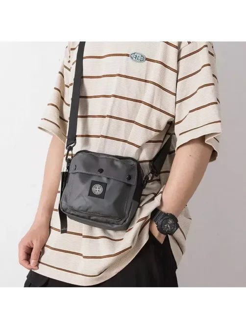 Сумка через плечо Stone Island 16x16 черный Серый Запорожье - изображение 2