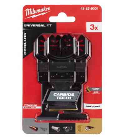Набір полотен для мультітула Bi-Metal OPEN-LOK MILWAUKEE WM (3шт) Одеса