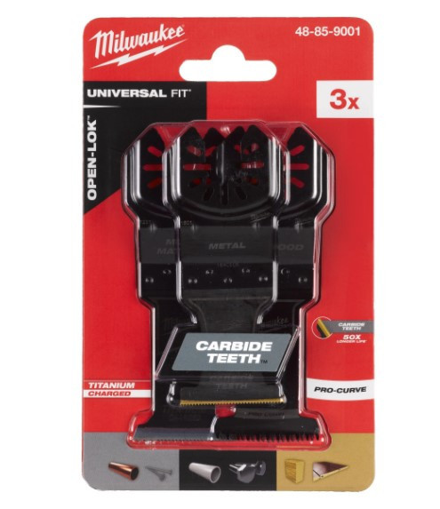 Набір полотен для мультітула Bi-Metal OPEN-LOK MILWAUKEE WM (3шт) Одеса - фото 1