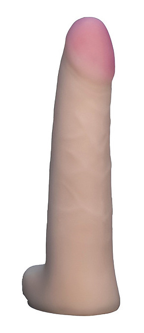 Насадка для страпона тілесна EGZO CIBERSKIN NSTR20 ( 18 см х 3,6 см ) Sex Aura Київ - фото 3