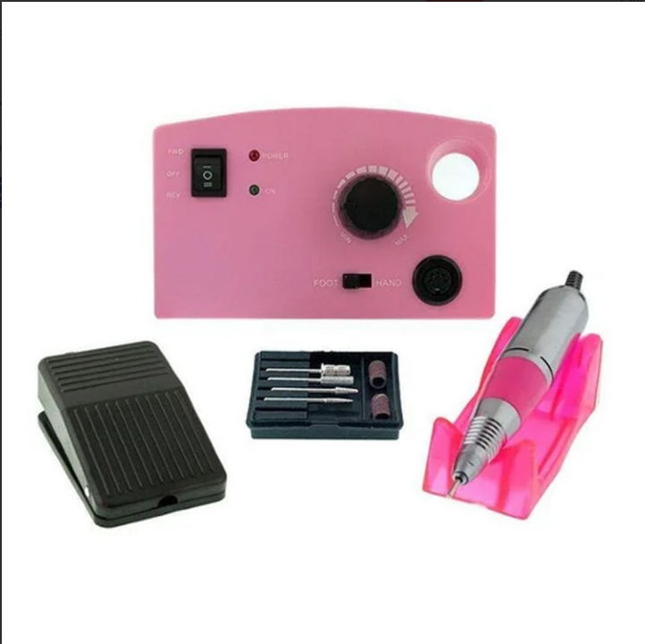 Фрезер DM-211 для манікюру та педикюру 35000 об/хв, 35W, з педаллю та насадками, для дому та салону Одеса - фото 1