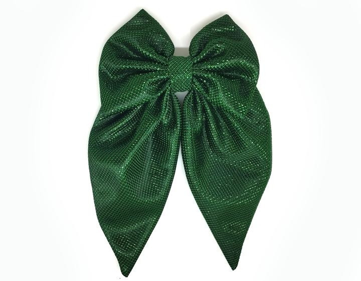 Заколка для волос Бант изумрудный Киев - изображение 1